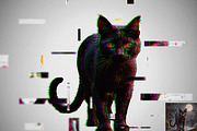 Digital Glitch Effect Ps Action, an Action Add-On by Studio Retouch (Thumbnail 2 of 11)