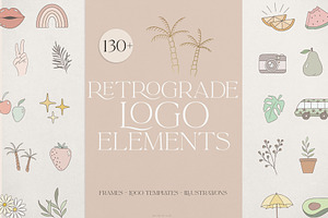 Retro Logo Elements & Templates