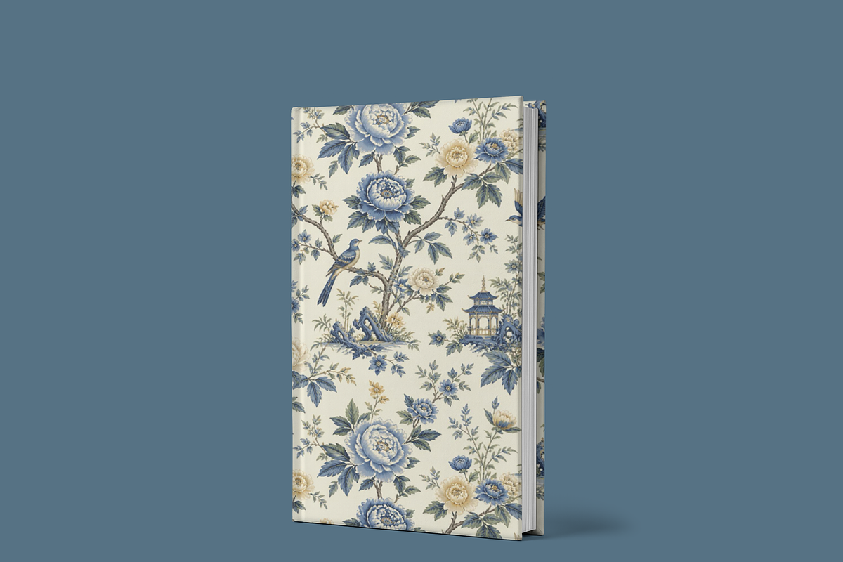 Blue Chinoiserie Seamless Pattern, a Pattern Graphic by elif (Photo 9 of 13)