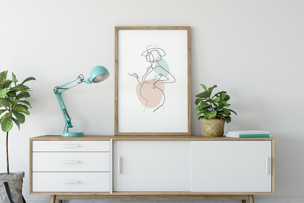 Maternity 20+ Line Art Illustrations, a Decorative Illustration by le-genda (Photo 7 of 11)