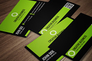 Modern Corporate Business Card CM015, a Business Card Template by annozio (Thumbnail 1 of 4)