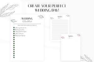 Printable Wedding Planner