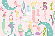 Nursery Art Little Mermaid, an Animal Illustration by Nursery Art (Thumbnail 5 of 11)