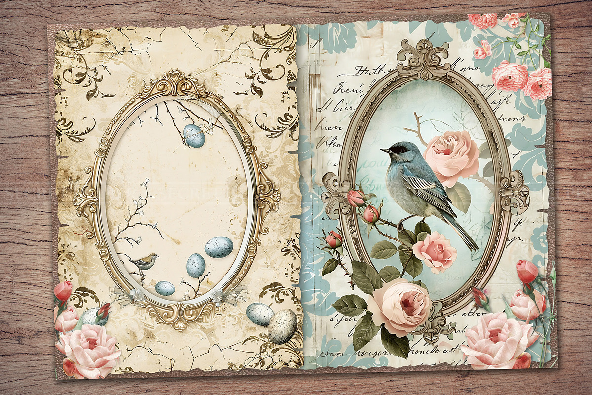 Bird Scrapbook Kit, an Animal Illustration by Secret Helper (Photo 5 of 8)