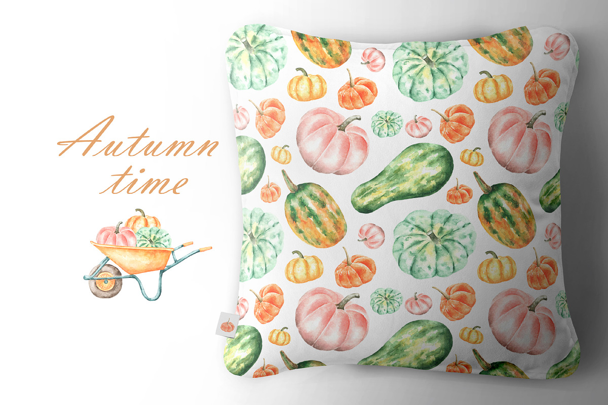 Autumn time watercolor set., a Seasonal Illustration by SabinaWatercolorArt (Photo 14 of 16)