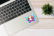 Kawaii Butterfly Sticker Bundle, an Illustration by OK Design (Thumbnail 4 of 4)