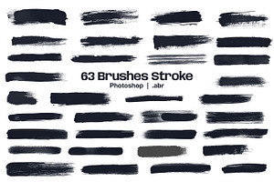 Watercolor Stroke Photoshop Brushes