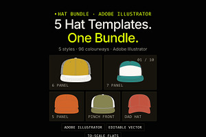 Hat Template - Bundle Pack