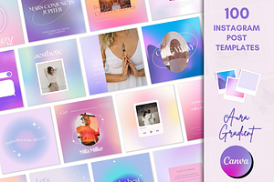 Gradient Instagram Post Templates