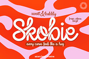Skobie - Sweet and Bubbly, a Script Font by Setara Langit CreativeStd (Thumbnail 1 of 9)