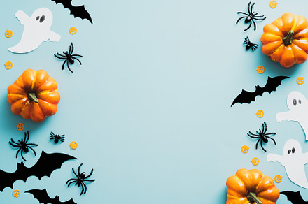 Halloween flat lay composition, a Holiday Photo by photoguns