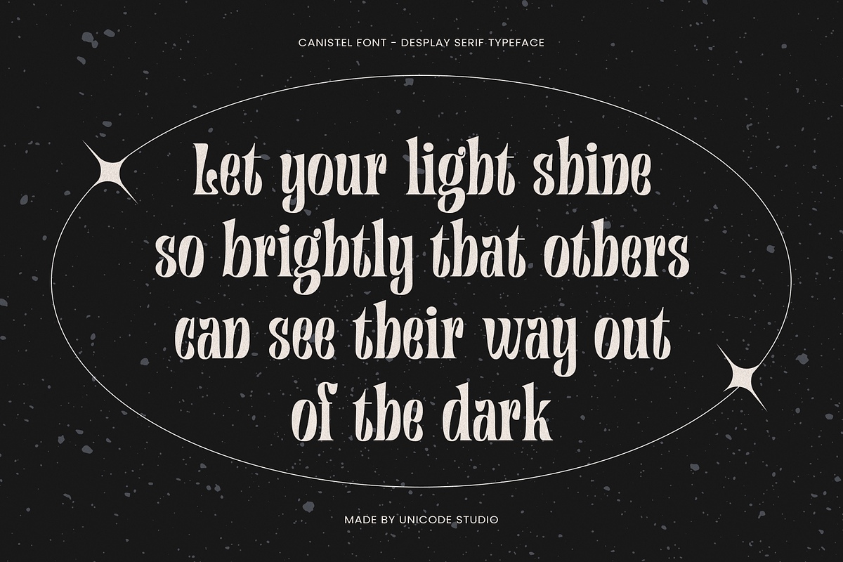 Canistel - Display Serif Font, a Serif Font by Unicode Studio (Photo 6 of 13)