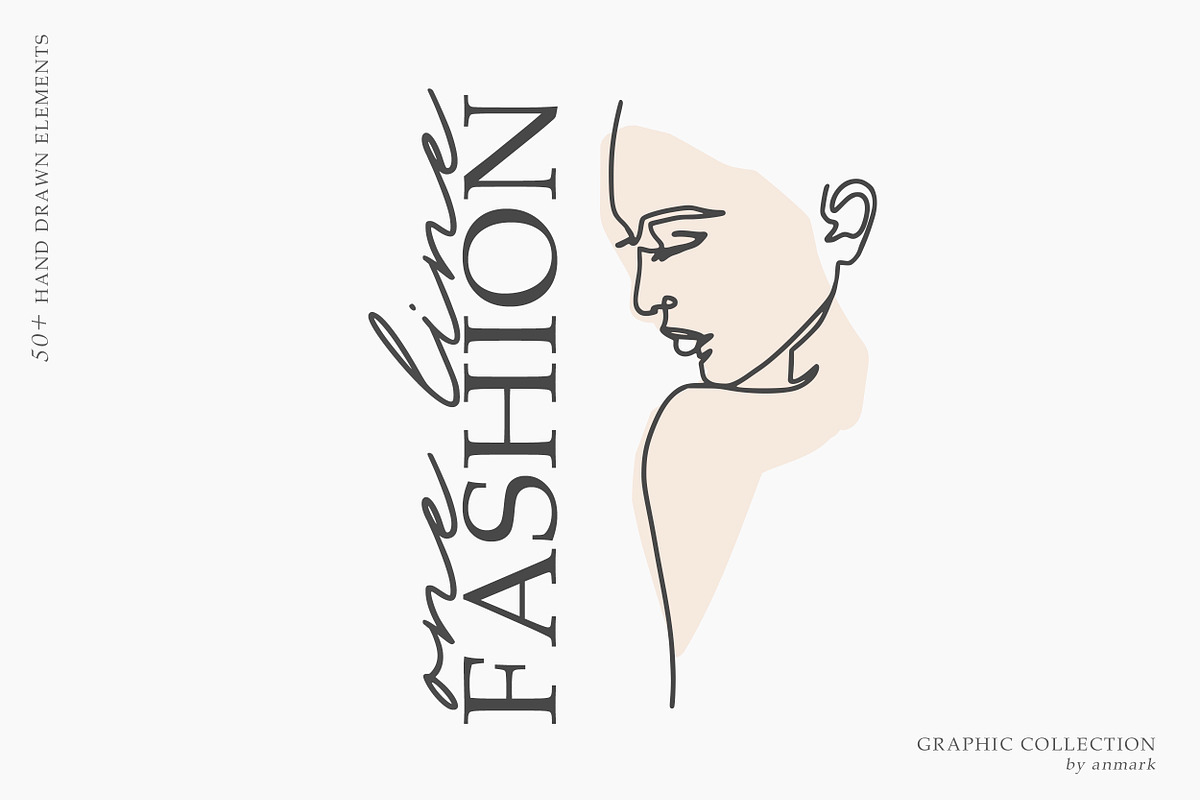 One Line Fashion. Line Art Women, a Person Illustration by AnMark (Photo 1 of 17)