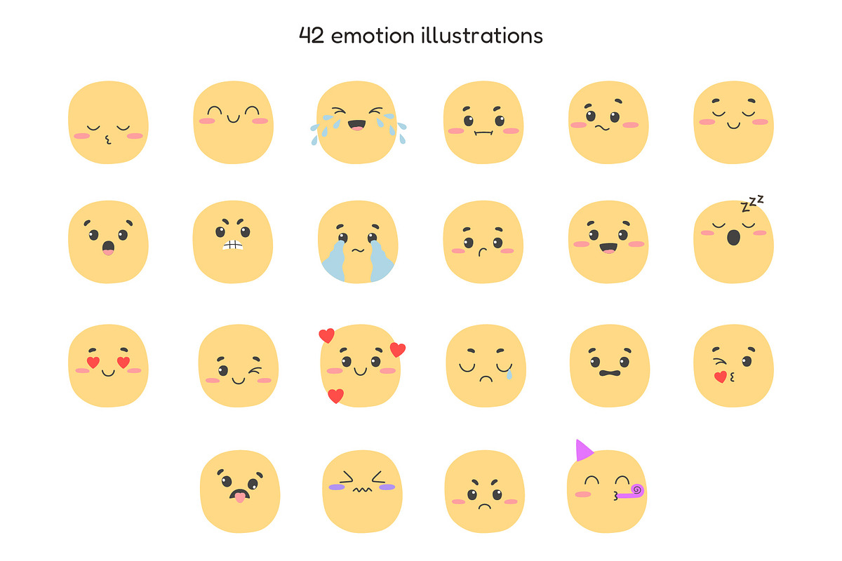 Social Emotions & Gestures, an Object Illustration by yarynabo (Photo 6 of 12)