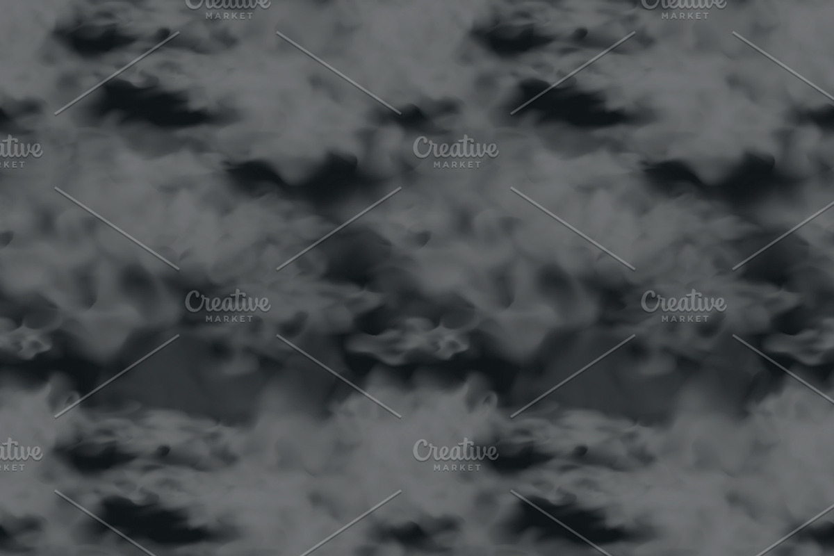 Night sky with gray clouds pattern, a Pattern Graphic by BestPics