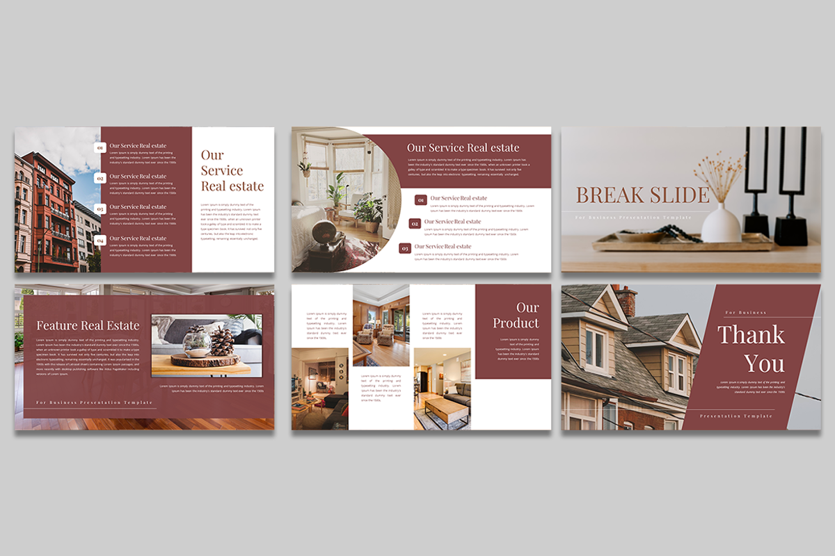 Real Estate - Google Slides Template, a Presentation Template by QR ...