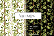Botanical Leaves Pattern Set, a Pattern Graphic by Gribanessa (Thumbnail 1 of 4)