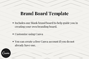 Brand Board Template Canva, a Templates & Theme by Joanna Lane Designs (Thumbnail 2 of 2)