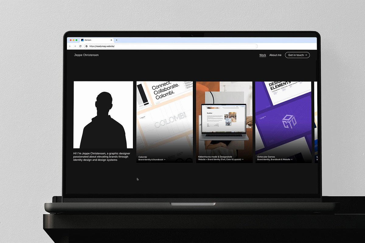 Readymag Portfolio Creatives (Black)