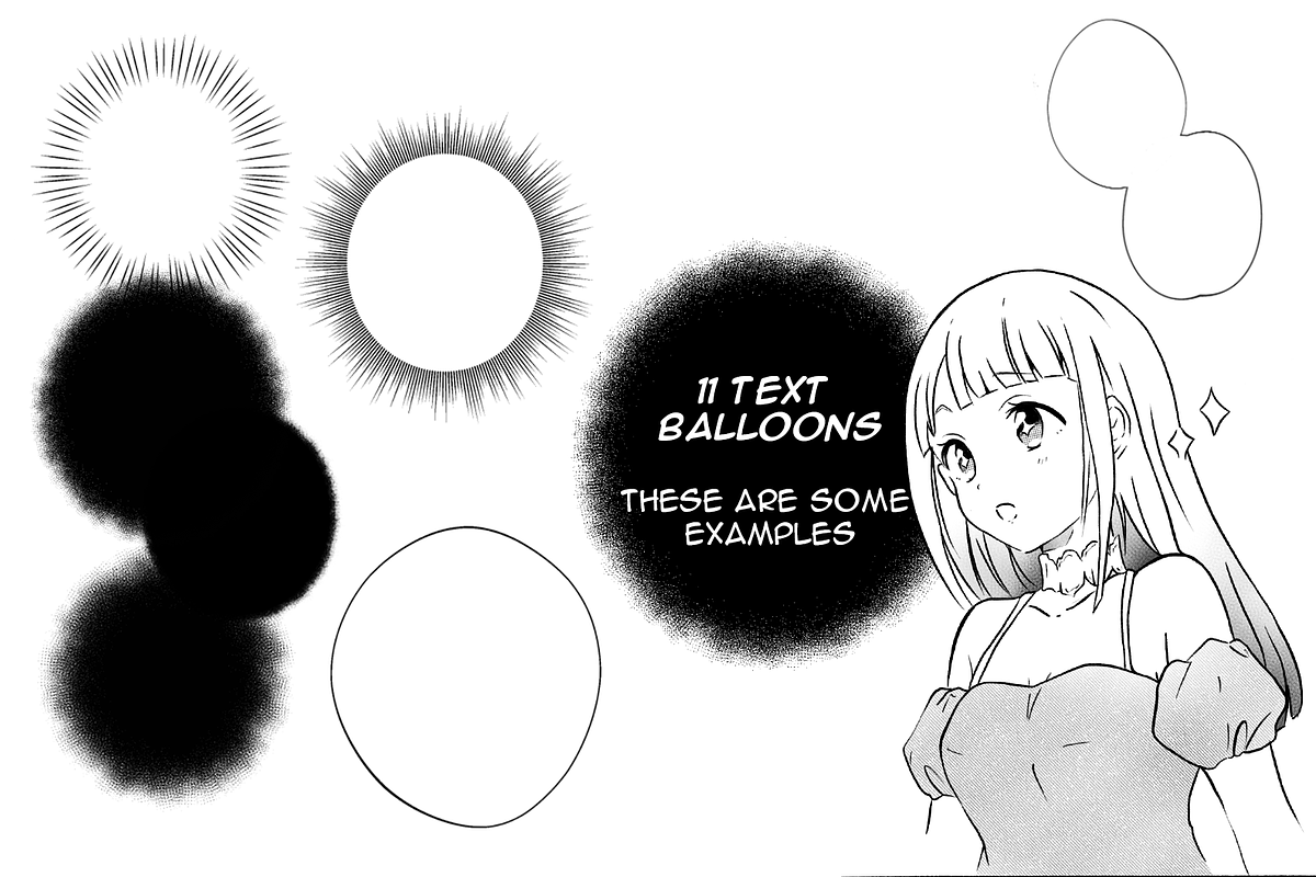 Manga Creator Kit, a Brush Add-On by Marshmal Mochi (Photo 4 of 5)