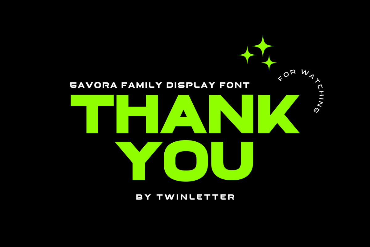 Gavora, a Sans Serif Font by twinstd (Photo 13 of 13)