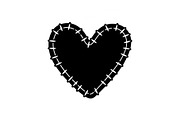 Stitched Heart Silhouette Vector Bun, an Illustration by Designs_River (Thumbnail 6 of 41)