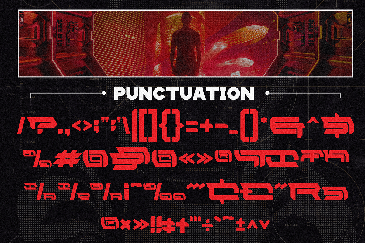 Bizo - Techno Modern Font, a Handwritten Font by MaikoHatta (Photo 8 of 8)