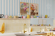 MILLIE | Kitchen Frame Mockup Set, a Household Mockup by SoleilHomeMockups (Thumbnail 7 of 12)