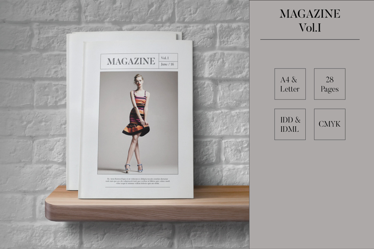 Magazine Bundle Template Indesign, a Magazine Template by Tiempo co (Photo 2 of 9)