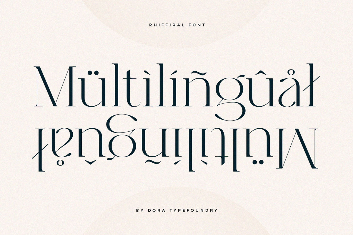 Rhiffiral, a Serif Font by Dora Typefoundry (Photo 16 of 30)