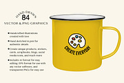 Arts and Crafts Icons Clipart Set, an Icon by Lemonade Pixel (Thumbnail 2 of 8)
