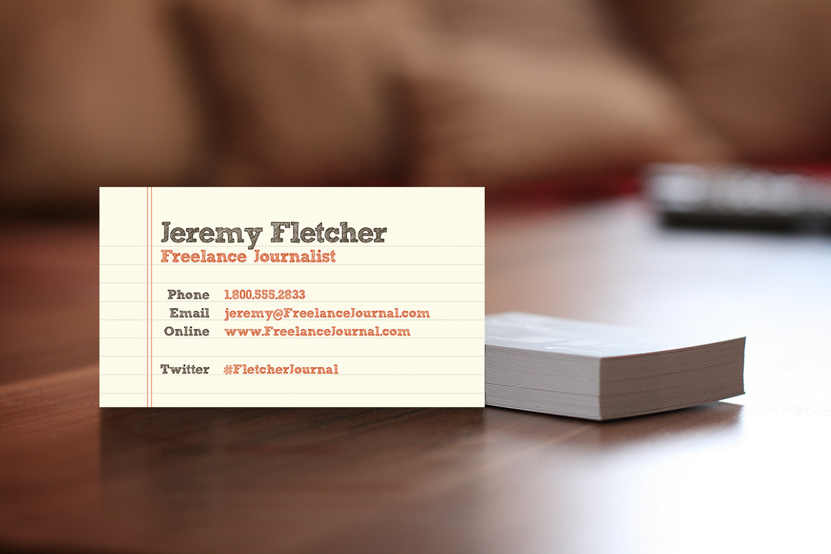 Paper Business Card, a Business Card Template by Creativenauts