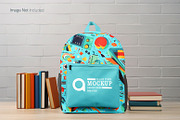 School bagpack mockup design, a Product Mockup by Raihan Rahman (Thumbnail 1 of 8)