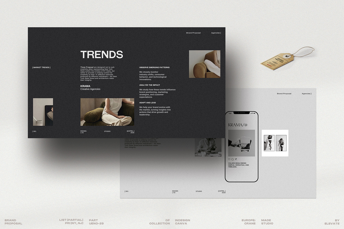 Brand Proposal Template, a Presentation Template by Studio Elevate (Photo 3 of 13)