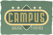 Campus font + quotation