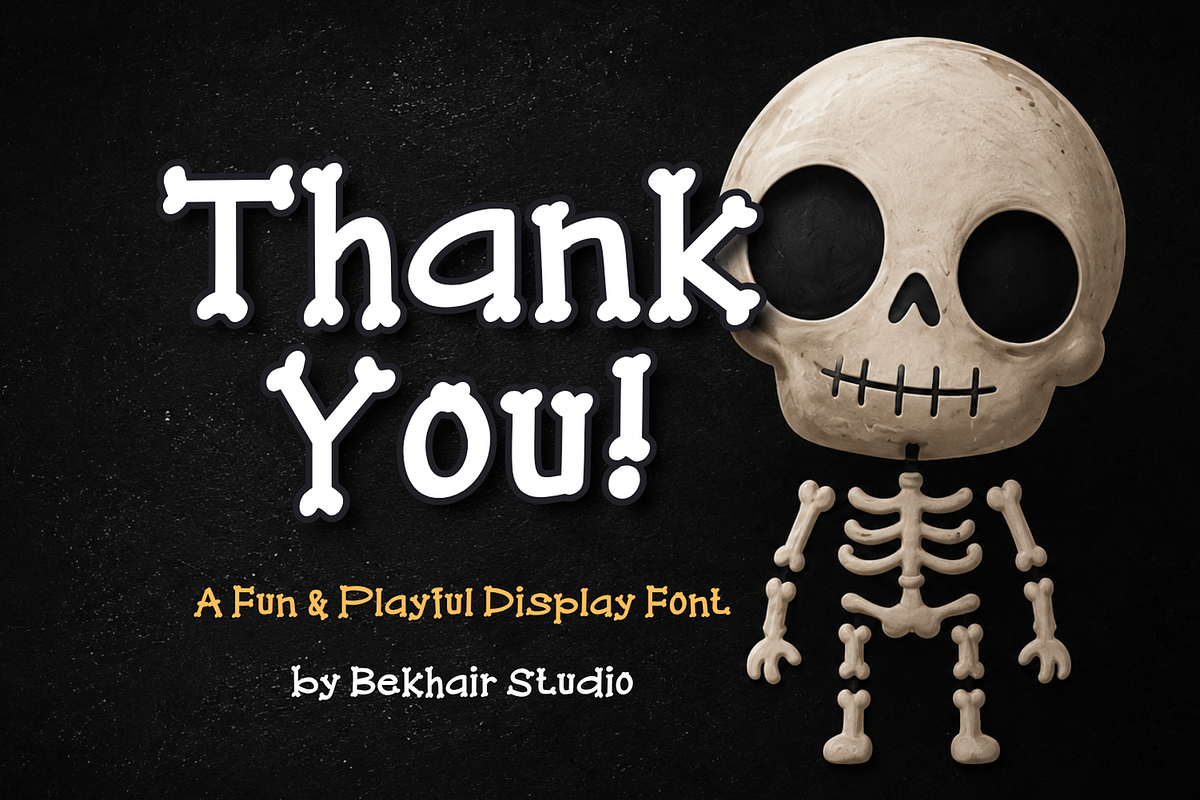 Chickbone – Playful Display Font, a Serif Font by Bekhair Studio (Photo 10 of 10)