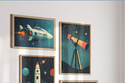 Boys Nursery Room Print Bundle, a Background Graphic by Artemsky (Thumbnail 20 of 22)