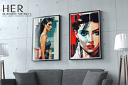 Her, a Decorative Illustration by Digital Art Creations (Thumbnail 6 of 6)