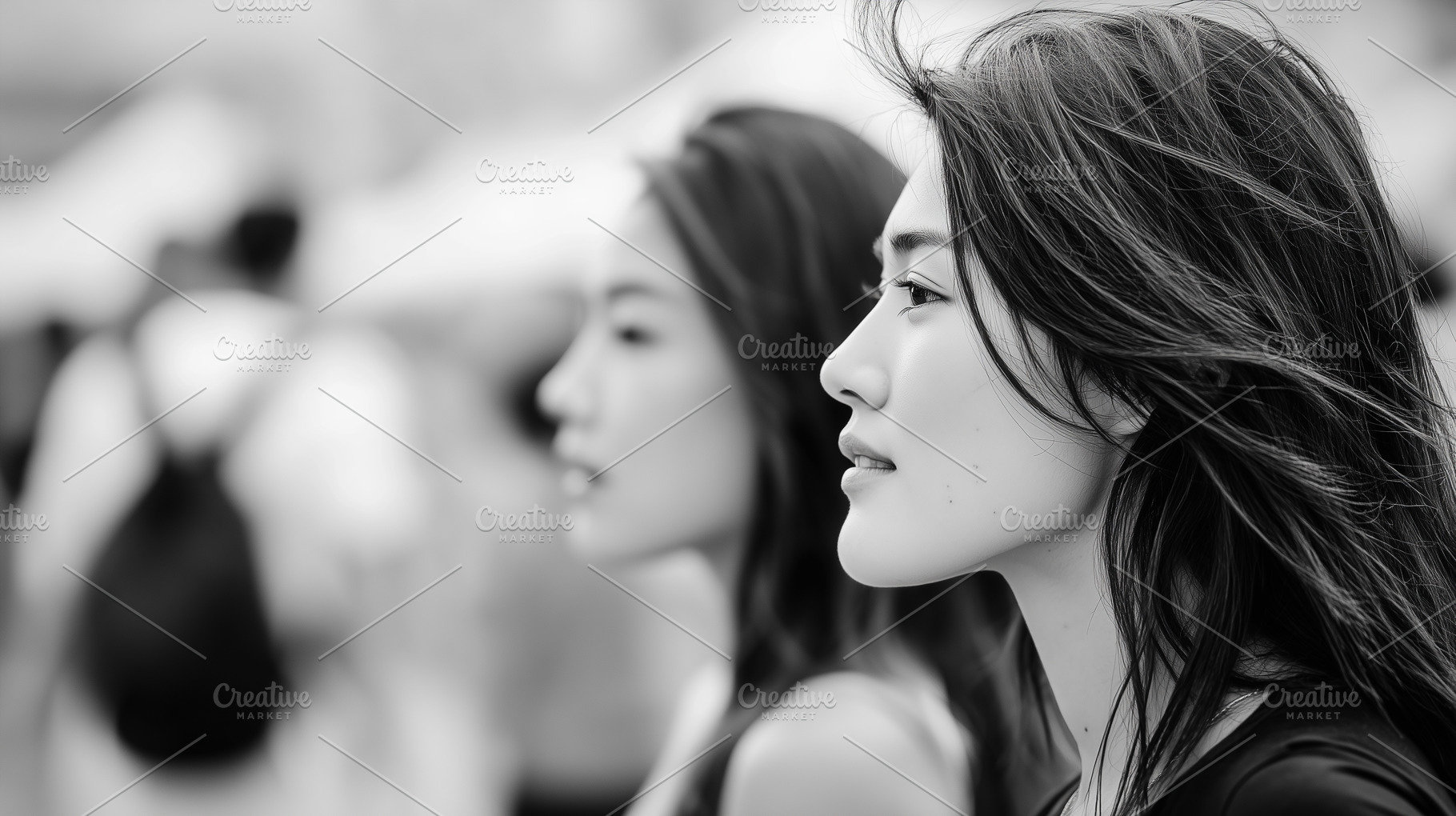 Two young asian women captured in, a Person Photo by MistyDay