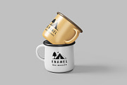 Enamel Mug Mockups, a Cups & Container Mockup by simuradi (Thumbnail 5 of 5)