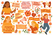 Girl Power, a Person Illustration by ananastya (Thumbnail 5 of 7)