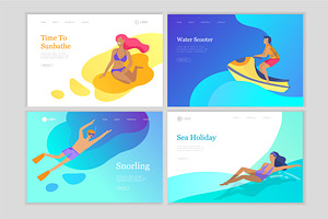 Sea Holiday. Illustrations