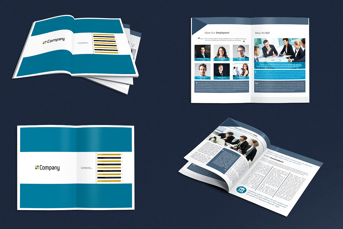 Brochure InDesign Template, a Brochure Template by artico (Photo 2 of 4)