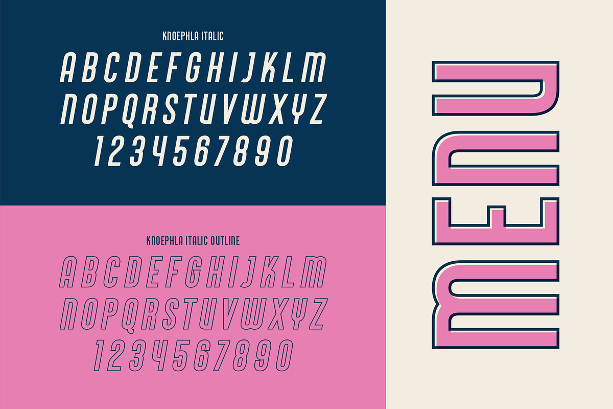 Knoephla Font Collection - 4 Styles preview 4