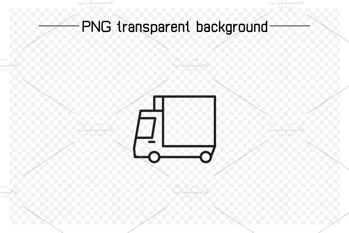 Car Icons Line Illustrations, a Transportation Illustration by Designfour (Photo 5 of 7)