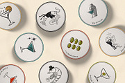Cocktail & Jazz Hand Drawn Clipart, an Object Illustration by Teresa Art Store (Thumbnail 3 of 8)