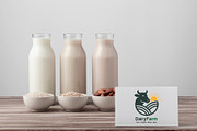 Minimal Dairy Farm Logo Design, a Branding & Logo Template by YUDesignStore (Thumbnail 6 of 7)
