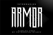 ARMOR, a Sans Serif Font by PutraCetol Studio (Thumbnail 1 of 7)