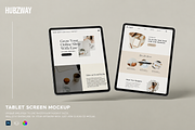Tablet Mockup, an iPad Mockup by Hubzway (Thumbnail 1 of 2)