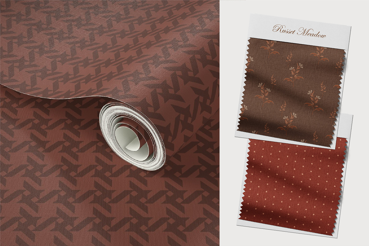 Russet Meadow - Seamless Patterns, a Pattern Graphic by InaCorart (Photo 5 of 13)
